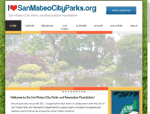 Tablet Screenshot of ilovesanmateocityparks.org